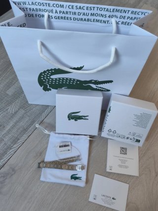 Nuevo! Brazalete Lacoste Metropole Inox