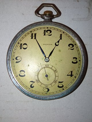 Reloj Bolsillo Zenith Plata 0.800 (1925) Reparar