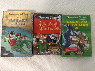 3 Libros Geronimo Stilton