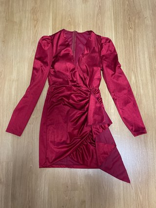 Vestido corto de fiesta rojo