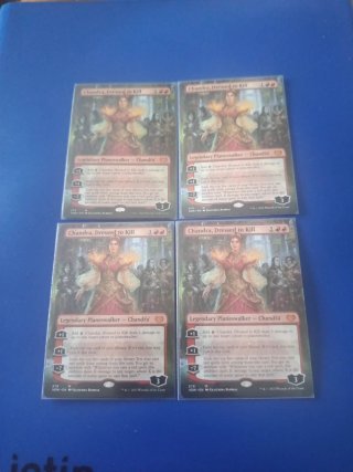 4 Cartas Chandra, Dressed to Kill Mtg!