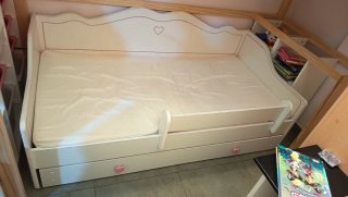 Cama Infantil Blanca 160cm