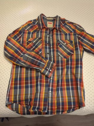 Camisa Levi's de cuadros manga larga