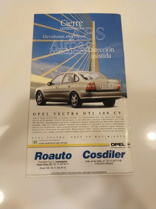 Publicidad Opel Vectra 1998