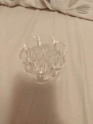 Organizador de maquillaje transparente
