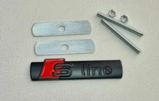Logo Emblema Audi Sline Parrilla Calandra Rejilla