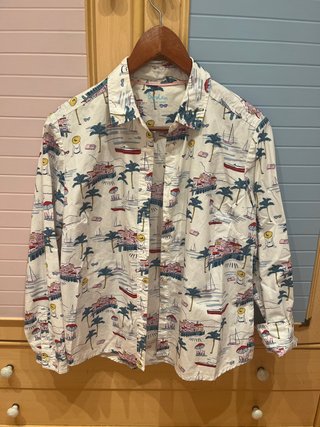 Camisa Boden Estampado Veraniego Talla M