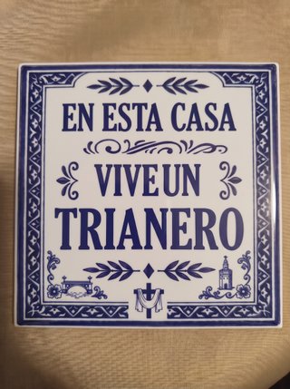 Azulejo En esta casa vive un Trianero
