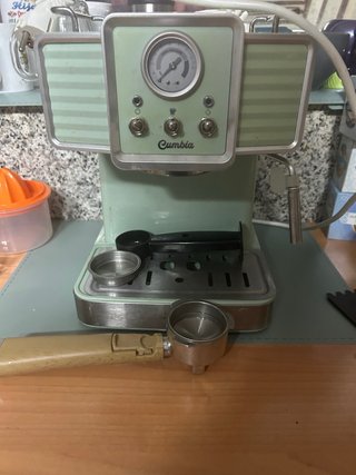 Cafetera Espresso Cumbia Verde NEGOCIABLE
