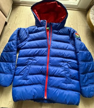Abrigo United Colors of Benetton Azul talla 10/12