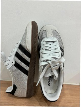 Zapatillas Adidas Samba Paillette Blancas T36
