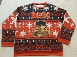 Camiseta Manga Larga AC/DC Navidad