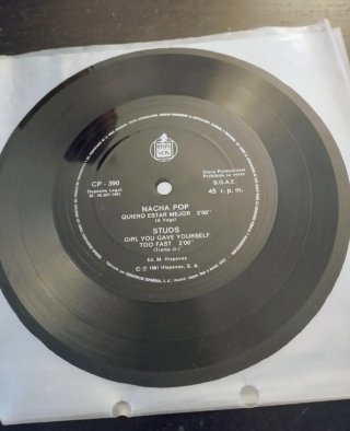 Vinilo 7 Promo Flexi Nacha Pop / Studs (1981)