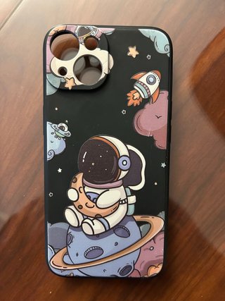 Custodia per iPhone 14 con design astronauta