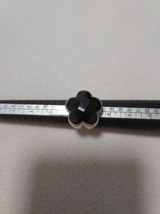 Anillo Tous de Plata y Ónix