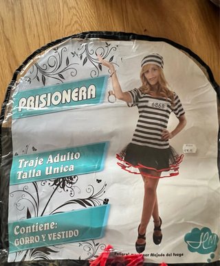 Disfraz de Prisionera Adulto Talla Única