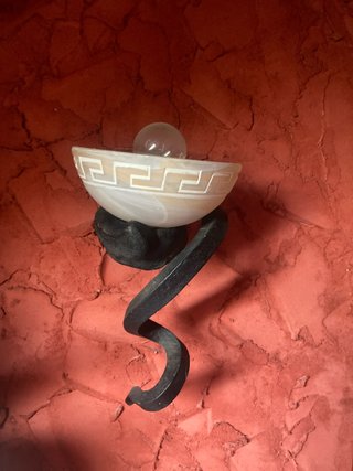 Aplique de pared de alabastro