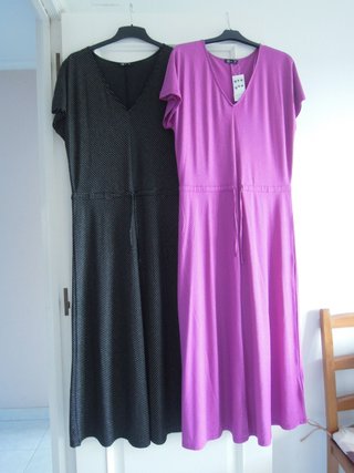 2 Vestidos TEX Rayas Finas