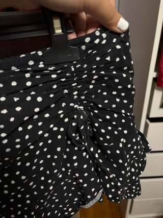 Falda pantalón lunares Stradivarius