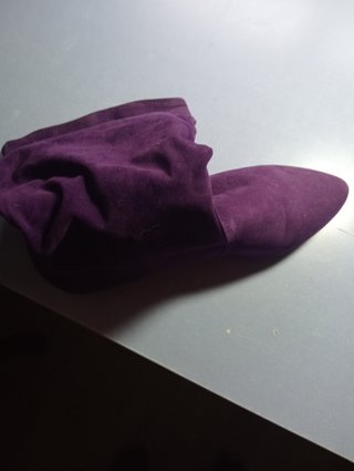 Botas Altas Moradas Talla 38