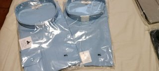 2 Camisas de Cleriman Mancinelli Azul celeste