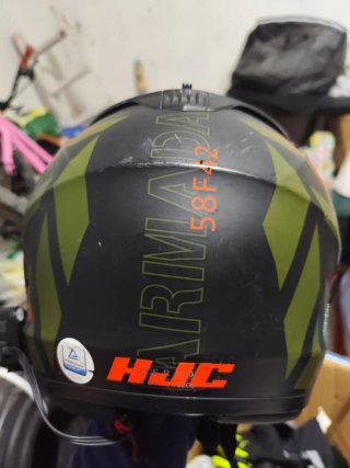 Casco de moto HJC Armada con intercomunicador