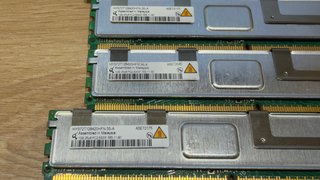 4 Memorias RAM Servidor Qimonda HP 1GB DDR2 (FBD)