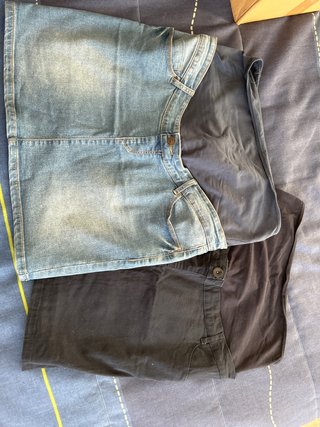 Lote de 2 faldas premamá