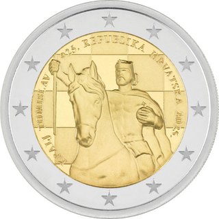 CROACIA 2 euros 2025 - Rey Tomislav