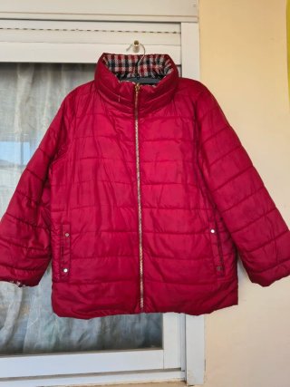 Chaqueta Acolchada Roja