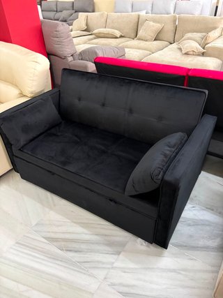 Nuevo y barato sofa cama negro