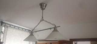 Lámpara de techo doble