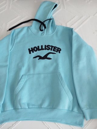 Sudadera Hollister Turquesa Talla S