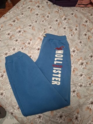 Pantalón de chándal Hollister azul
