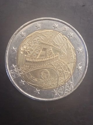 Moneda 2 Euros Conmemorativa Francia 2024