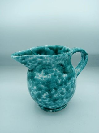 Brocca in ceramica vintage turchese