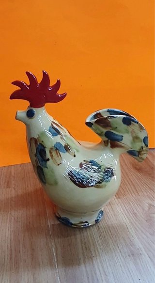 Cántaro de Cerámica con Forma de Gallo
