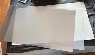 Láminas Difusoras y Placa Metacrilato Samsung UE43
