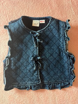 Chaleco Vaquero Acolchado Zara Niña