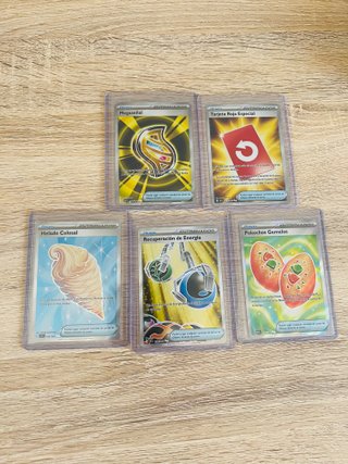 Lote de 5 Cartas Pokémon