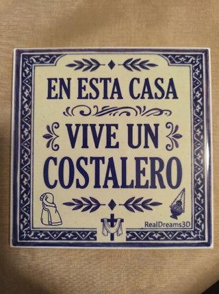 Azulejo En esta casa vive un costalero