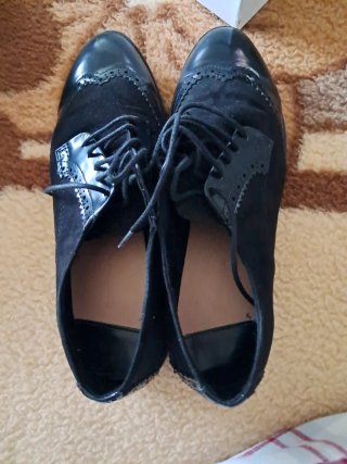 Zapatos Negros Estilo Oxford
