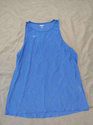 Camiseta sin mangas Hoka azul