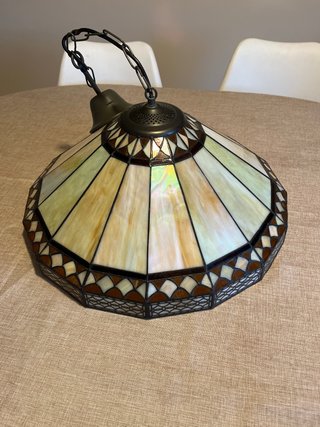 Lámpara de techo vintage estilo Tiffany