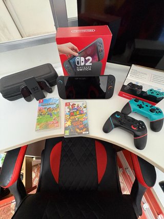Nintendo Switch 2 con juegos y accesorios