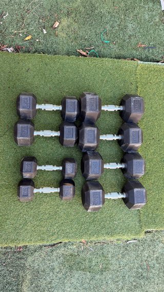 Set de 8 Mancuernas Hexagonales