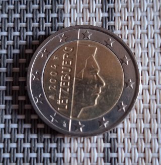 Moneda de 2 euros Luxemburgo 2004