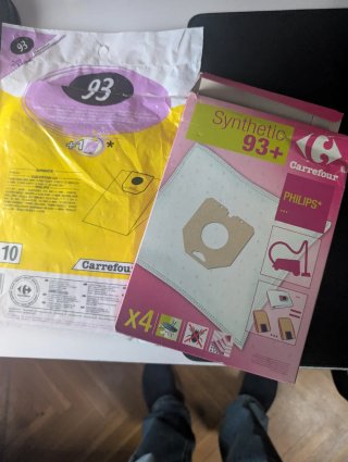 Pack 7 Bolsas Aspirador Carrefour 93+