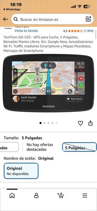 GPS TomTom GO 520 de 5 Pulgadas