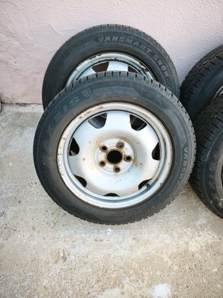 4 Llantas R17 de Acero para Volkswagen T5